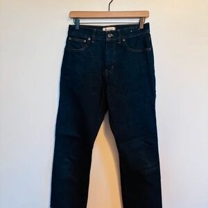 Madewell Women's Dark Blue Straight Leg Jeans